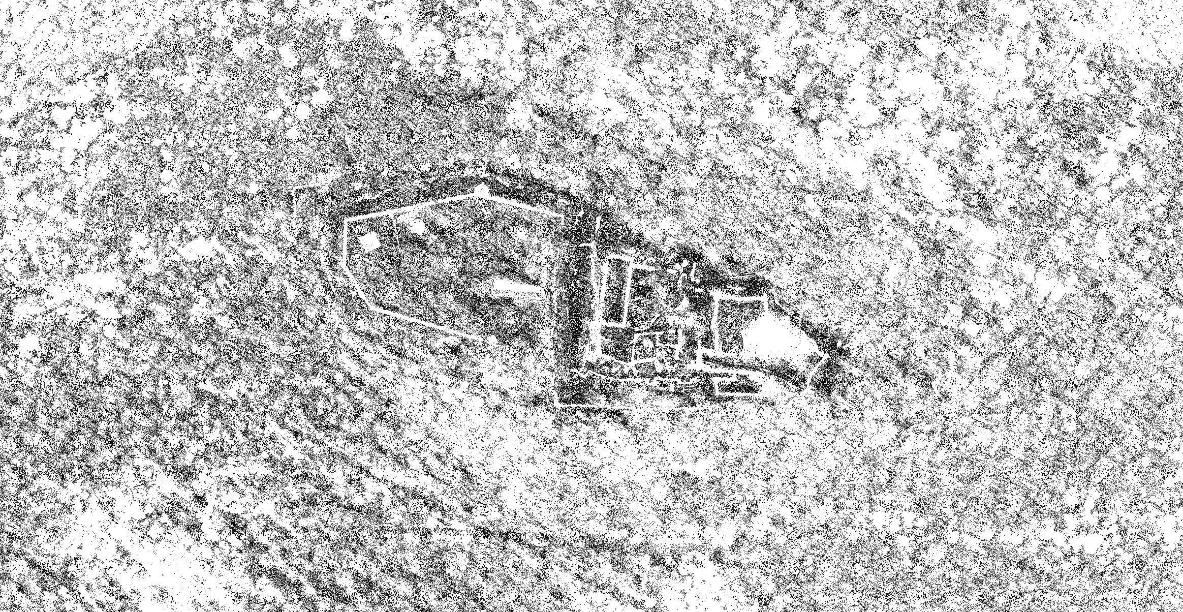 Nuage de points Lidar HD (IGN) du château du Guirbaden